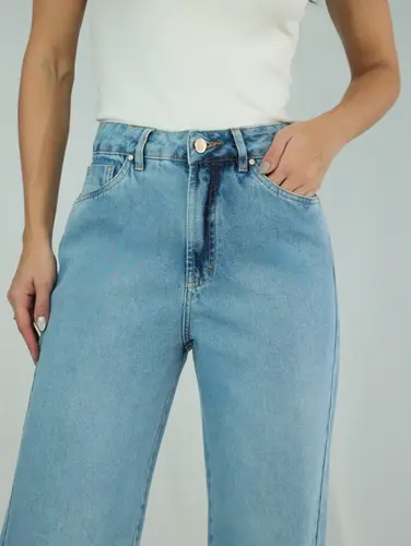 CALCA WIDE LEG COS ALTO DELAVE