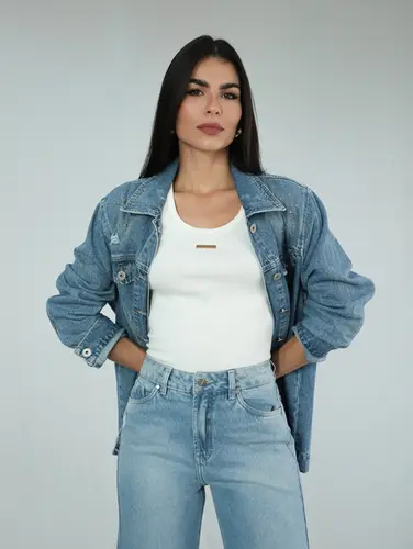 BERMUDA JORTS SKY 100% ALGODAO