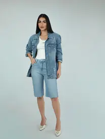 BERMUDA JORTS SKY 100% ALGODAO