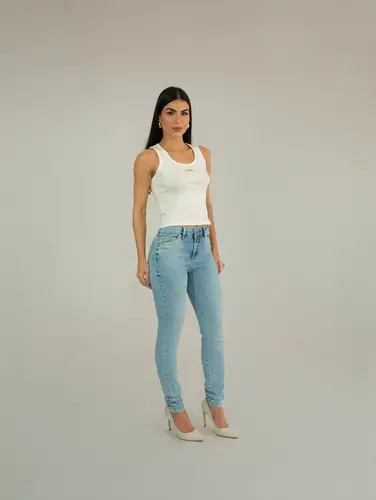 CALÇA SKINNY G3 LAVAGEM CLARA