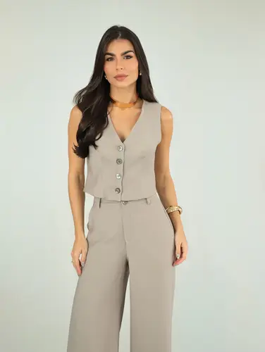 CALÇA ALFAIATARIA RETA BOLSO FACA