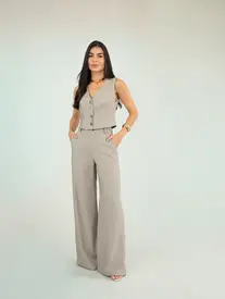 CALÇA ALFAIATARIA RETA BOLSO FACA